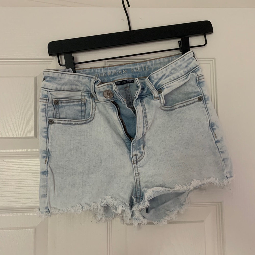 High-Waisted Jean Shorts